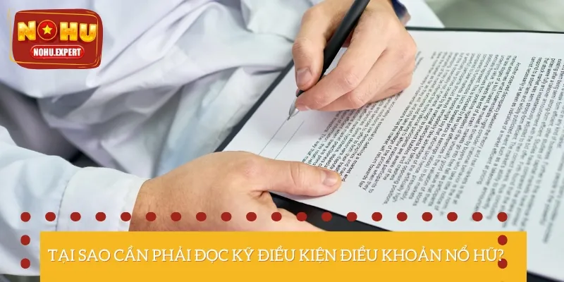 Những lý do cần tuân thủ đúng điều khoản điều kiện